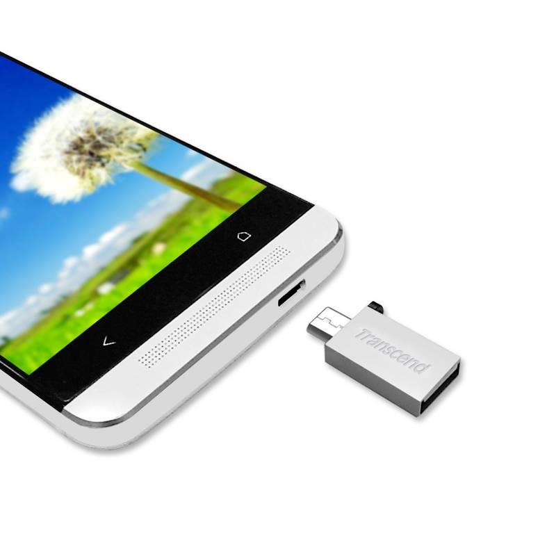 USB Flash Transcend JetFlash 380S 32GB stříbrný