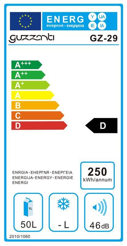 Vinotéka Guzzanti GZ 29 černá