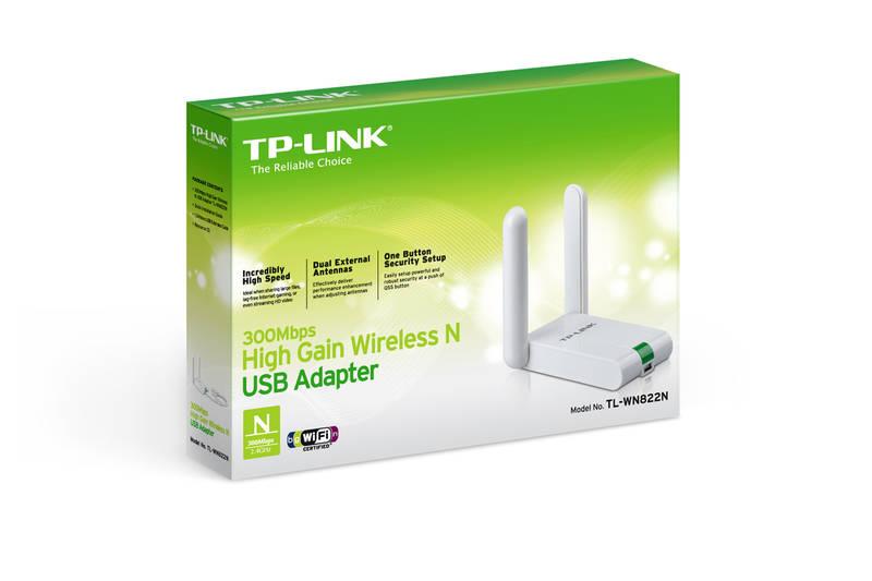Wi-Fi adaptér TP-Link TL-WN822N bílý, Wi-Fi, adaptér, TP-Link, TL-WN822N, bílý