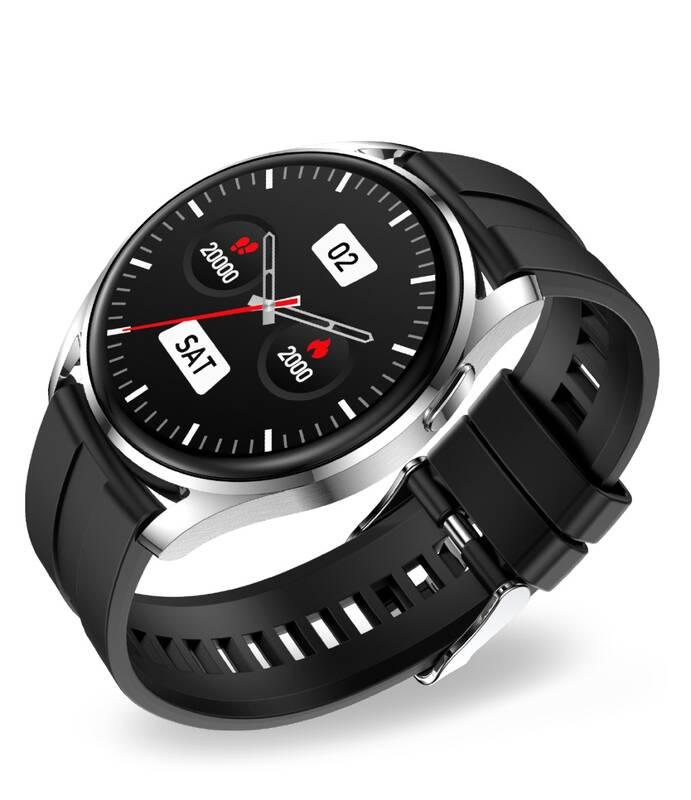 Chytré hodinky Aligator Watch Pro X stříbrné
