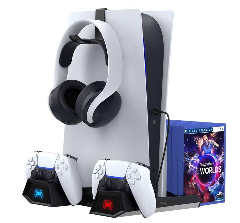 Dokovací stanice iPega P5023 s chlazením pro PS5 černá