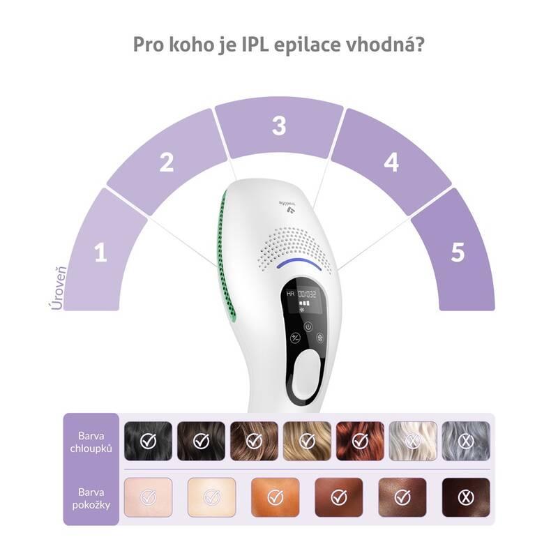 Epilátor TrueLife BELLE IPL E5 bílý zelený