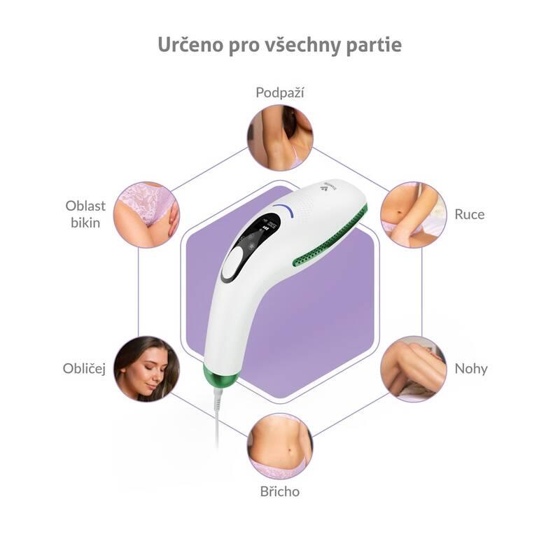 Epilátor TrueLife BELLE IPL E5 bílý zelený