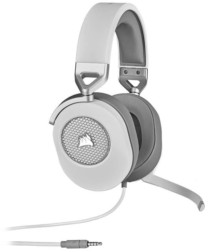 Headset Corsair HS65 Surround bílý