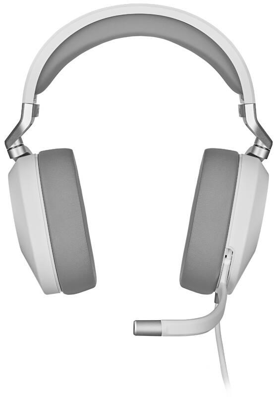 Headset Corsair HS65 Surround bílý