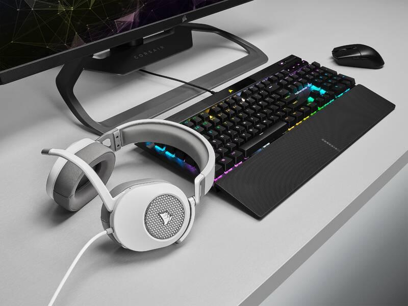Headset Corsair HS65 Surround bílý