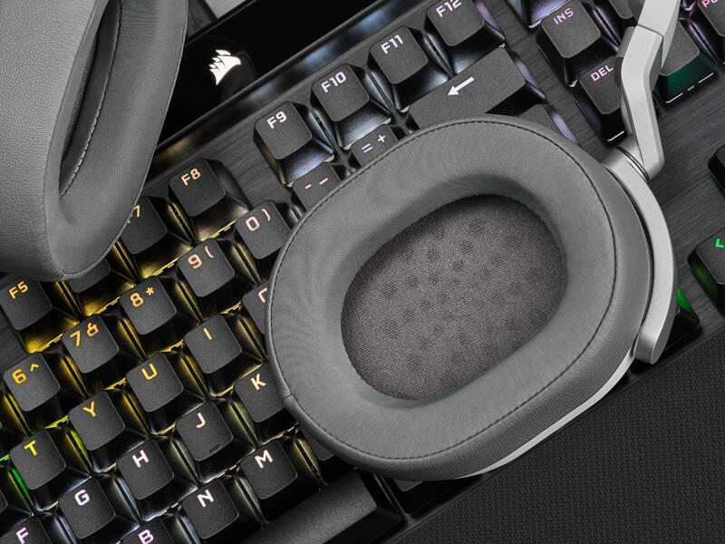Headset Corsair HS65 Surround bílý