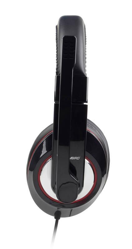 Headset Gembird MHS-U-001 Gaming černý, Headset, Gembird, MHS-U-001, Gaming, černý