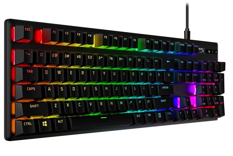 Klávesnice HyperX Alloy Origins PBT - Blue, US černá