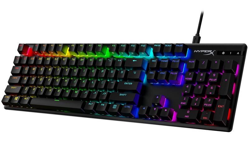 Klávesnice HyperX Alloy Origins PBT - Blue, US černá