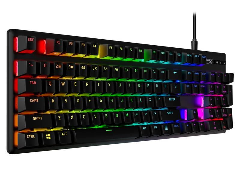 Klávesnice HyperX Alloy Origins PBT - Red, US černá
