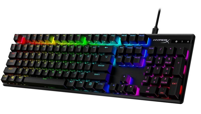 Klávesnice HyperX Alloy Origins PBT - Red, US černá