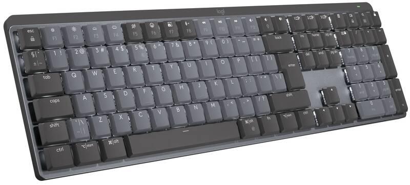 Klávesnice Logitech MX Mechanical, Clicky, US - graphite