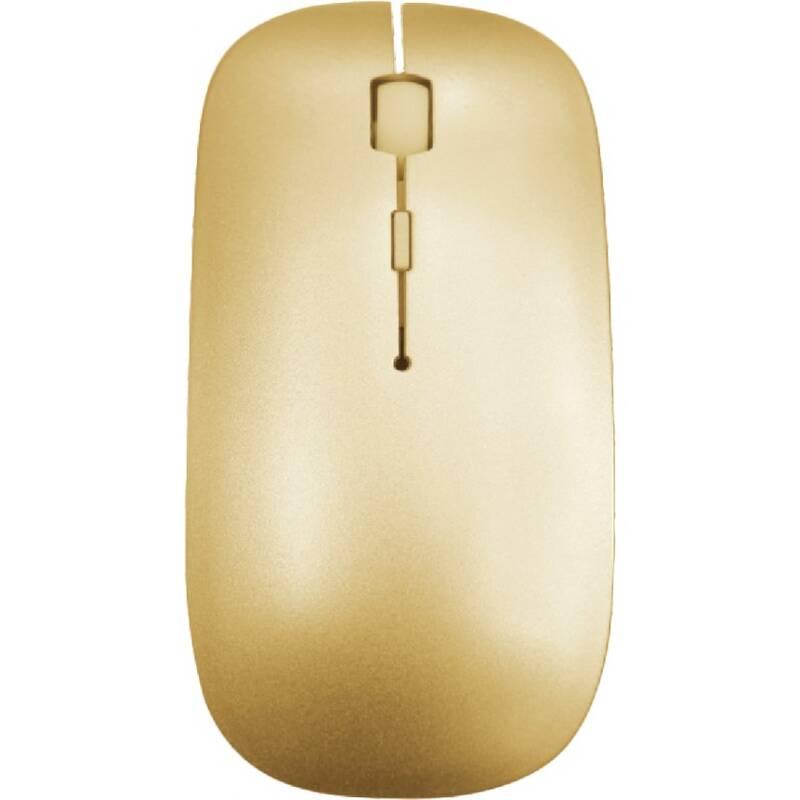 Klávesnice s myší WG Bluetooth zlatá
