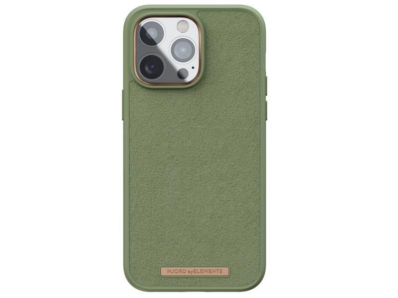 Kryt na mobil Njord Comfort na Apple iPhone 14 Pro Max zelený