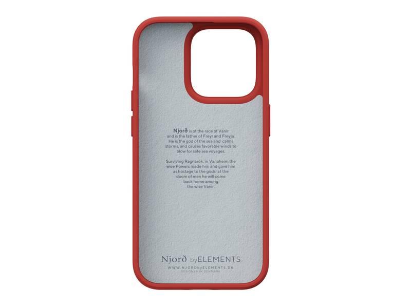 Kryt na mobil Njord Comfort na Apple iPhone 14 Pro oranžový