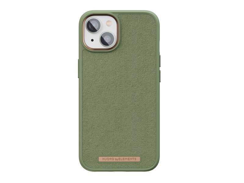 Kryt na mobil Njord Comfort na Apple iPhone 14 zelený