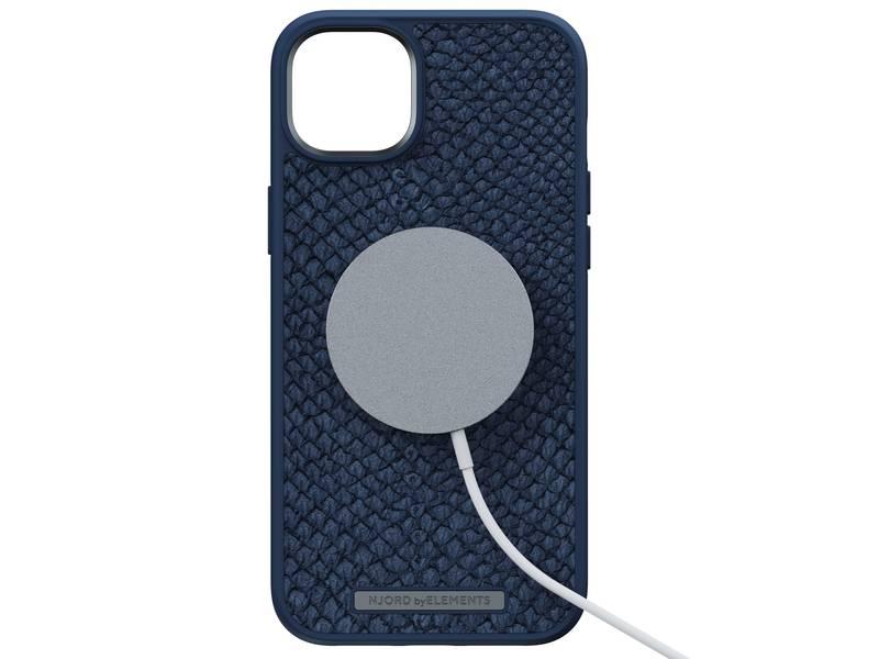 Kryt na mobil Njord Salm.Leather Magsafe na Apple iPhone 14 Max modrý, Kryt, na, mobil, Njord, Salm.Leather, Magsafe, na, Apple, iPhone, 14, Max, modrý