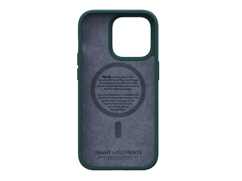 Kryt na mobil Njord Salm.Leather Magsafe na Apple iPhone 14 Pro zelený, Kryt, na, mobil, Njord, Salm.Leather, Magsafe, na, Apple, iPhone, 14, Pro, zelený