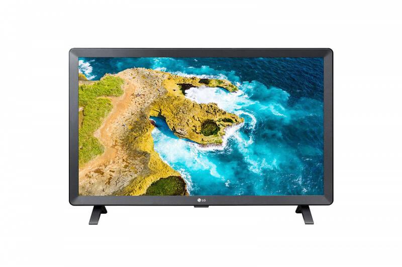 LCD monitor s TV LG 24TQ520S šedý, LCD, monitor, s, TV, LG, 24TQ520S, šedý