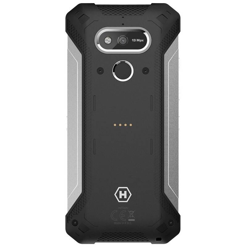 Mobilní telefon myPhone Hammer Explorer Plus stříbrný