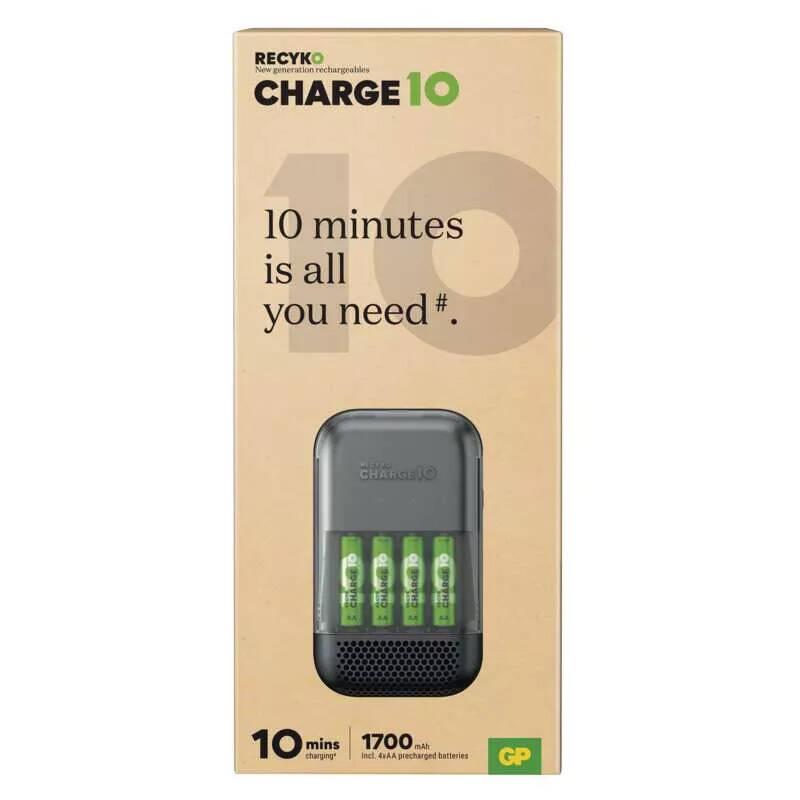 Nabíječka GP Charge10 S491 4× AA, Nabíječka, GP, Charge10, S491, 4×, AA