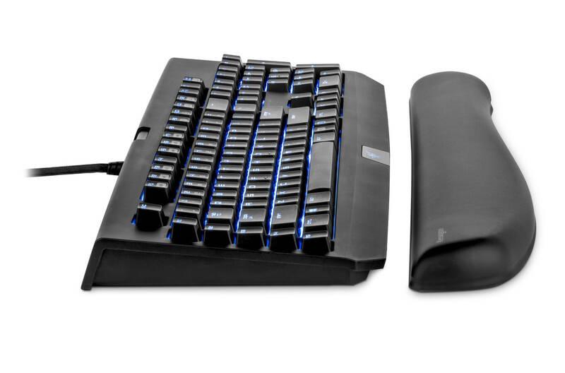 Opěrka zápěstí KENSINGTON ErgoSoft pro mechanické a hráčské klávesnice černá