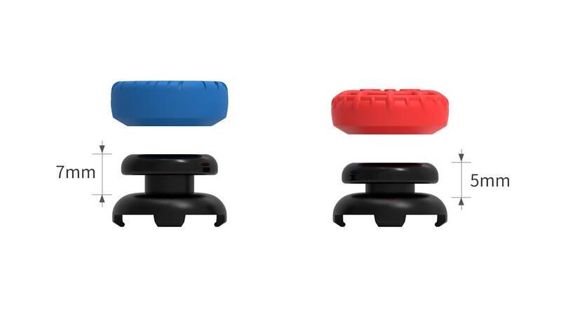 Opěrky pro palce iPega P5029A pro PS5 PS4 4ks červený modrý