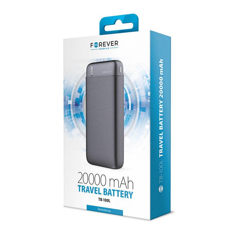 Powerbank Forever TB-100L 20000 mAh černá