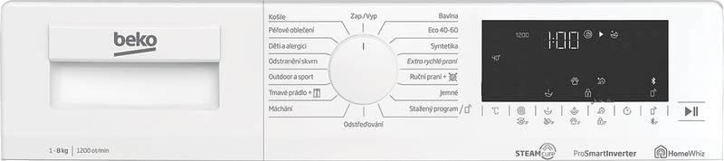 Pračka Beko EWUE86261CSH1W bílá