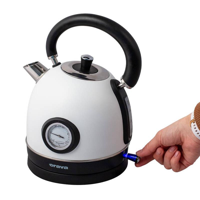 Rychlovarná konvice Orava Hiluxe-4 bílá