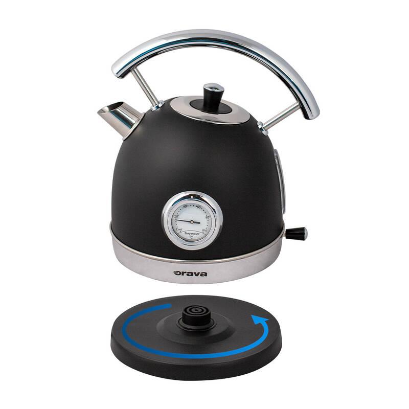 Rychlovarná konvice Orava Hiluxe-5 černá