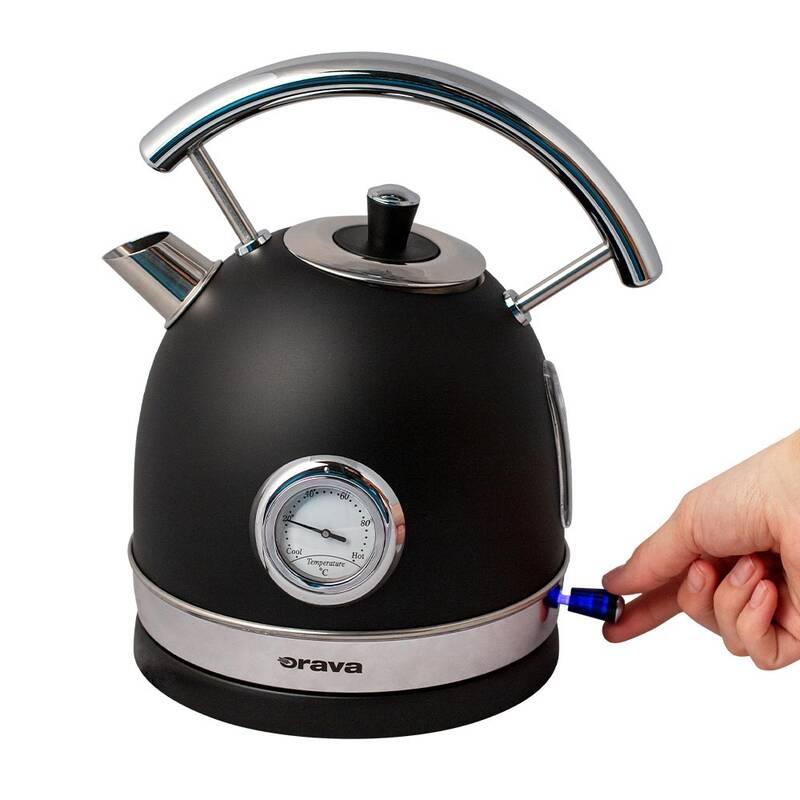 Rychlovarná konvice Orava Hiluxe-5 černá