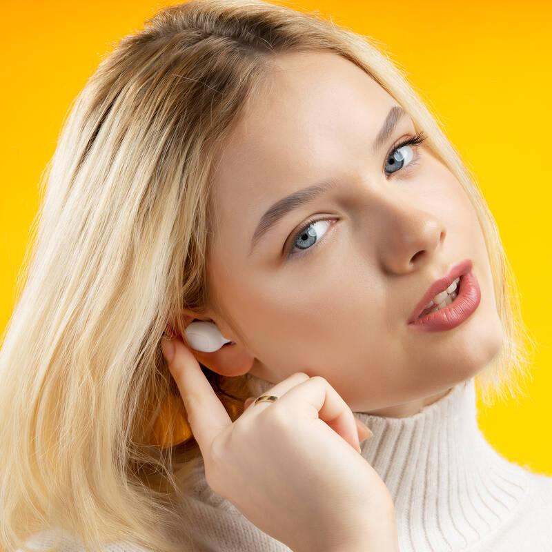 Sluchátka Niceboy HIVE Podsie 3 bílá