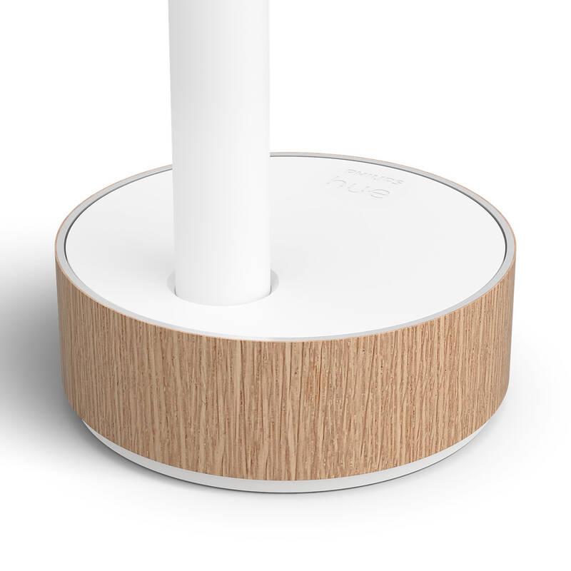 Stolní LED lampička Philips Hue Gradient Signe - dub