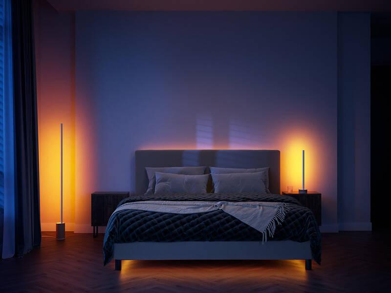 Stolní LED lampička Philips Hue Gradient Signe - dub