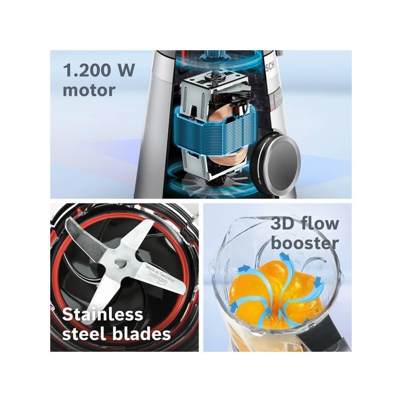 Stolní mixér Bosch MMB6386M nerez