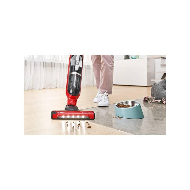 Tyčový vysavač Bosch BBH3ZOO28 červený