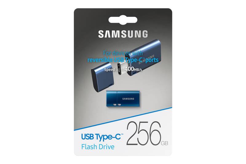 USB Flash Samsung USB-C 256GB modrý