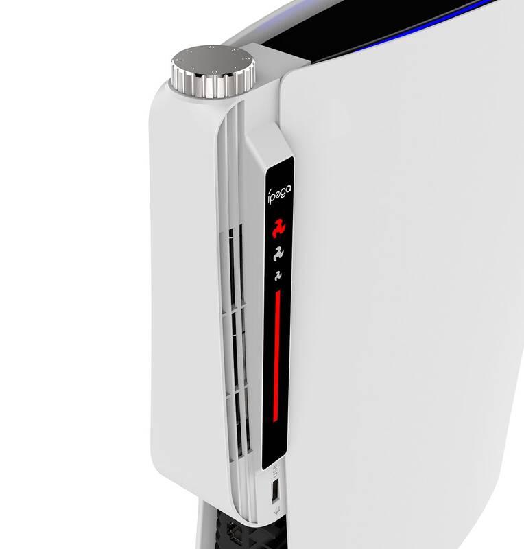 Ventilátor iPega P5031A pro PS5 bílý, Ventilátor, iPega, P5031A, pro, PS5, bílý