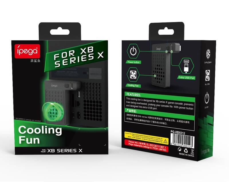 Ventilátor iPega XBX012 pro XBox Series X černý
