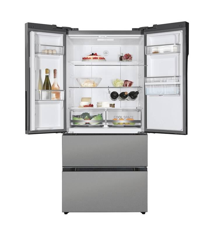 Americká lednice Hoover HSF818EXWD nerez