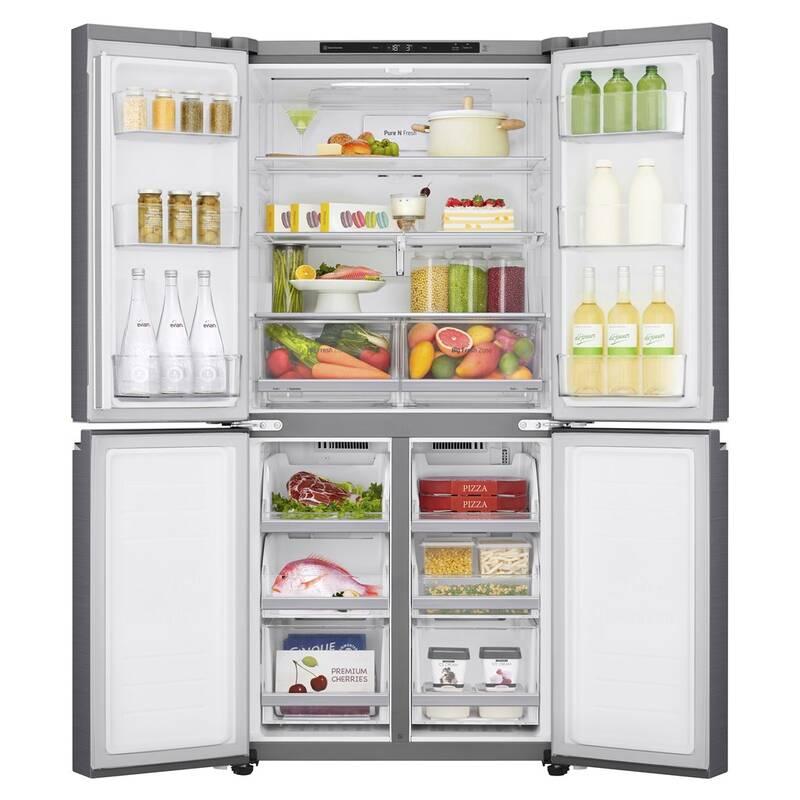 Americká lednice LG GMB844PZFG stříbrná, Americká, lednice, LG, GMB844PZFG, stříbrná