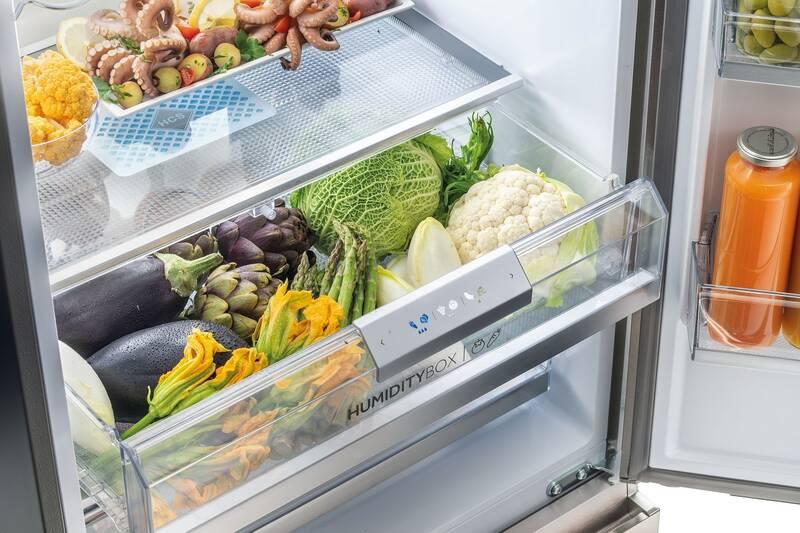 Chladnička s mrazničkou Haier HTR7720DNMP nerez