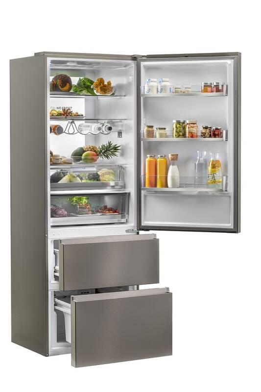 Chladnička s mrazničkou Haier HTR7720DNMP nerez