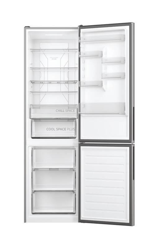 Chladnička s mrazničkou Hoover HOCE7620DX nerez