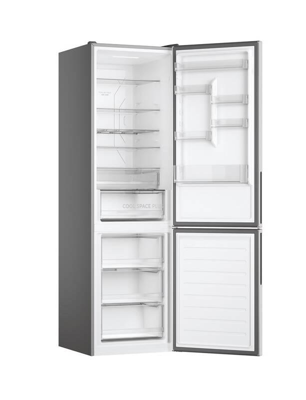 Chladnička s mrazničkou Hoover HOCE7620DX nerez