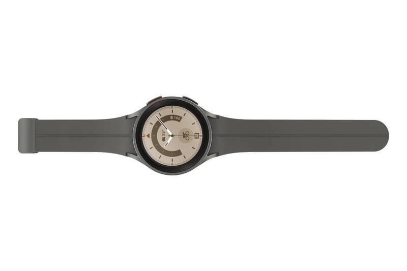 Chytré hodinky Samsung Galaxy Watch5 Pro 45mm šedé
