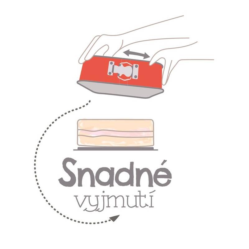 Forma na dort Tefal Delibake J1641174, 19 cm