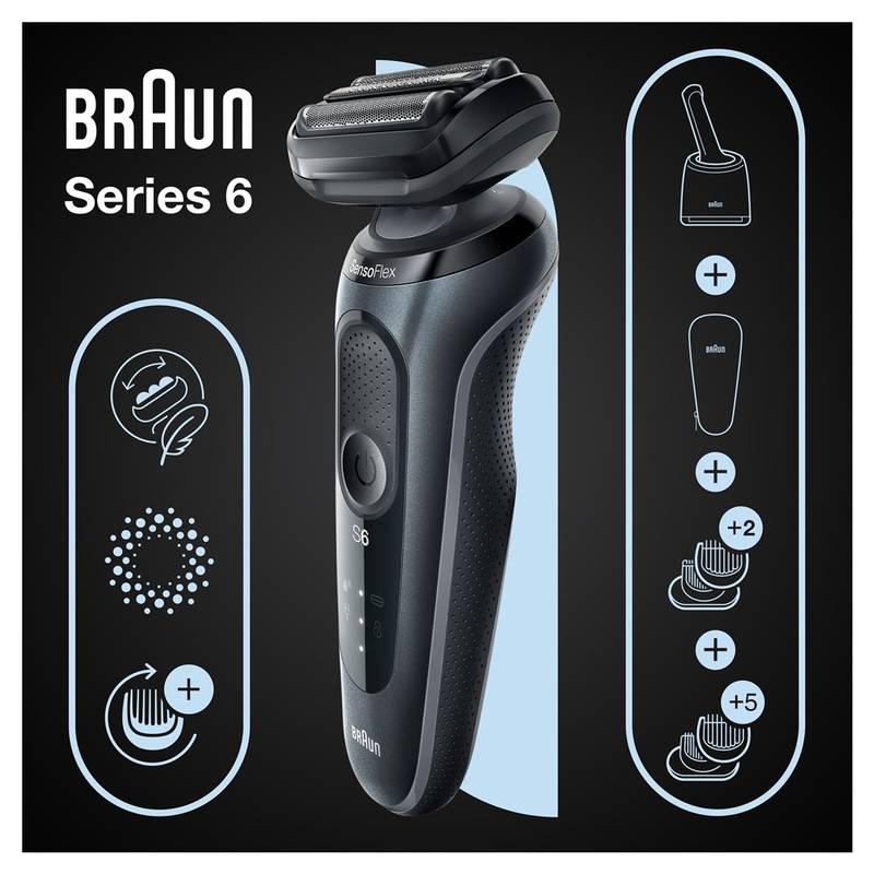 Holicí strojek Braun Series 6 61-N7650cc Black, Holicí, strojek, Braun, Series, 6, 61-N7650cc, Black